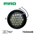 PLAFON EMBUTIDO 4" BLANCO 12V 24 LED C/BISEL REDONDO=45