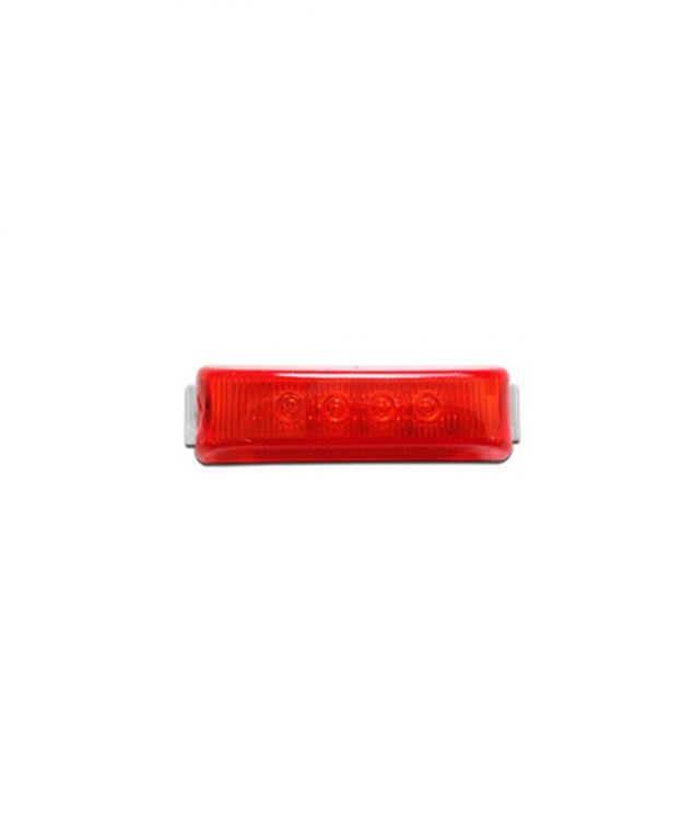 PLAFON LATERAL RECT. KW ROJO 4 LEDS  ******