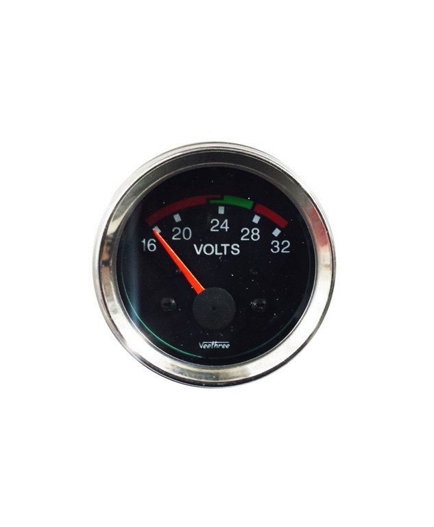 VOLTIMETRO 24V/32V 2" VEETHREE