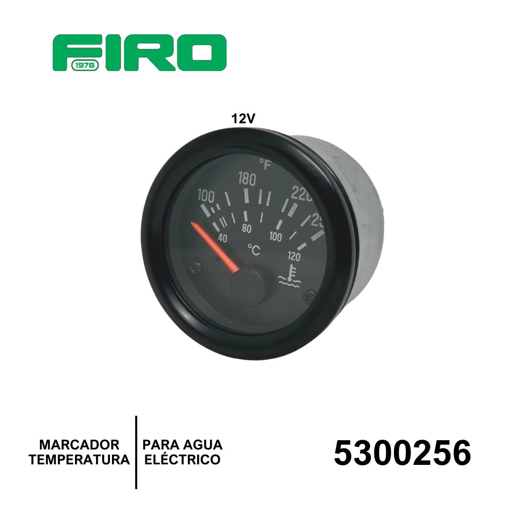 MARCADOR TEMPERATURA AGUA ELECTRICO 12V VDO