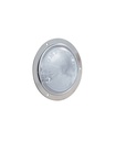 PLAFON EMBUTIDO 4" BLANCO 2 TORNILLOS BISEL CROMADO******