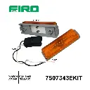 PLAFON 1" X 4" 12V 10W C/BASE AMBAR  SELLADO=7520343NKIT