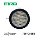 PLAFON 4" 12V/24V 10 LED BLANCO HULE/GROMMET P/EMBUTIR