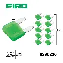 FUSIBLE MICROMINIATURA 30A VERDE BOLSA DE 100 PZ==6290230-D