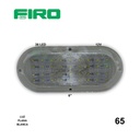 LUZ PLANA 6" 12V 36 LED BLANCO OVALADO 65+/65-2/65M