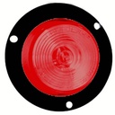 PLAFON REDONDO 2" ROJO 12V. CON CANDADO  NEGRO