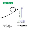 SUJETA CABLE 14" 100PZA RESISTE RAYOS UV DE NYLON NEGRO