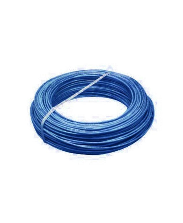 CABLE PLASTICO # 14 POR (100) MTS. ROLLO AZUL AWG