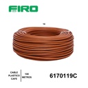 CABLE PLASTICO # 18 POR (100) MTS. ROLLO CAFE AWG