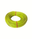 CABLE PLASTICO # 16 POR (100) MTS. ROLLO AMARILLO AWG