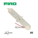 LUZ PLANA 9" 12V 36 LED BLANCO OVALADO 3 CABLES ALTA/BAJA =85+