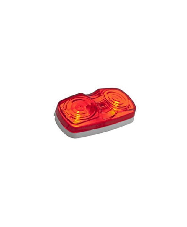PLAFON 2X4" 12V AMBAR 12 LED CON DIFUSOR TIPO HELLA=1020=752
