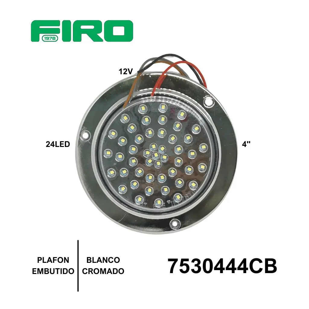 PLAFON EMBUTIDO 4 BLANCO ESTROBO