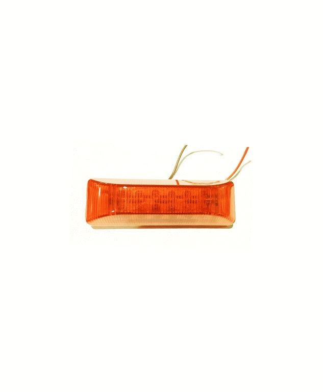 REPUESTO PLAFON  AMBAR 12 LEDS 1X4"  CABLES RECTANGULAR