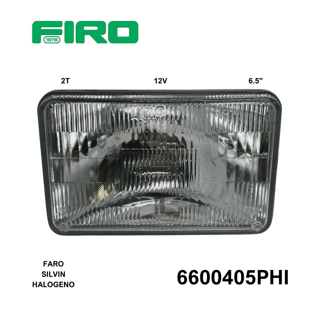 FARO SILVIN H4651 HALOGENO 12V 2T 6.5" PHILLIPS SELLADO=A