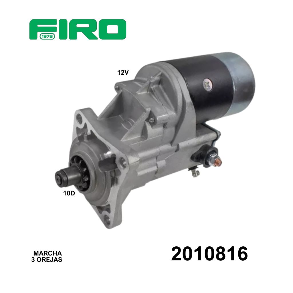 MARCHA DENSO 12V 10D CASE CATERPILLAR 3 OREJAS ((SPV))