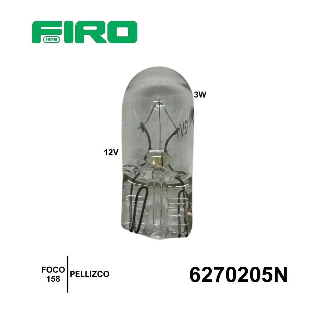 FOCO 158 PELLIZCO 12V 3W NEOLUX 85122=6270205ARE=6270205