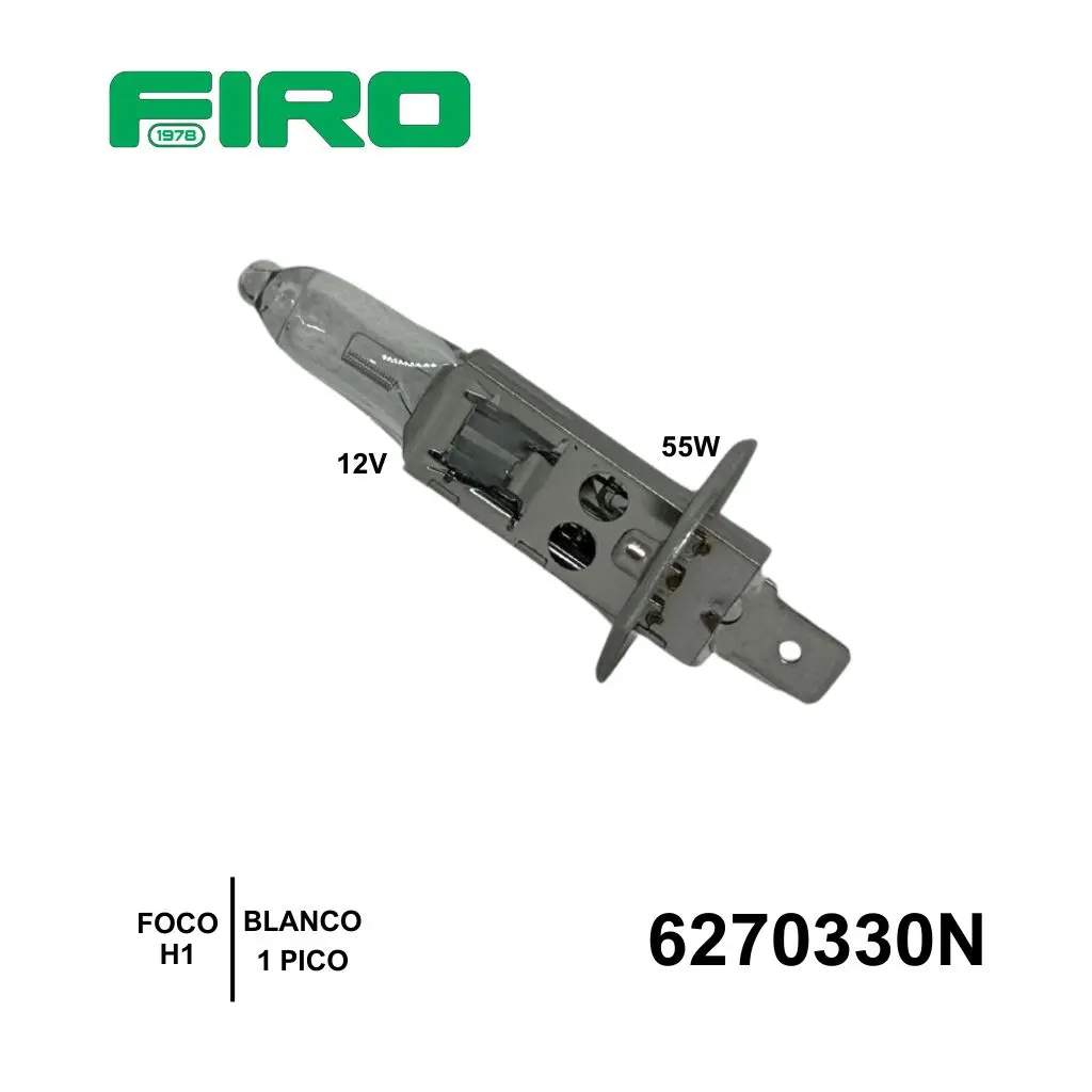 FOCO H1 1 PICO 12V 55W BLANCO IMP 85182=330==6270335F
