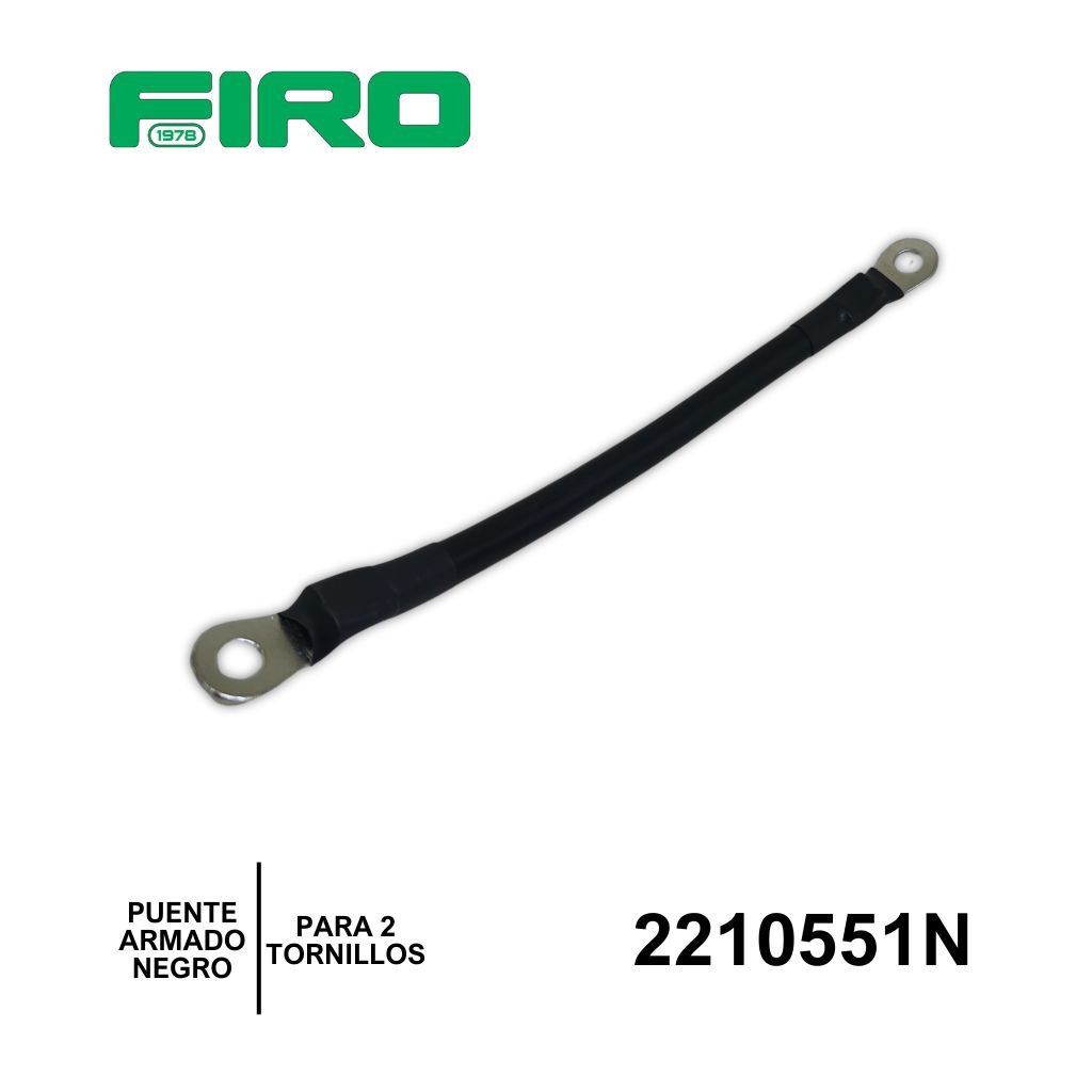 PUENTE ARMADO PARA 2 BAT TORN 1/0 NEGRO