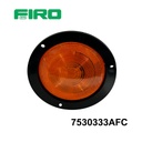 PLAFON EMBUTIDO 4" AMBAR 12V 21W  CON CANDAD=