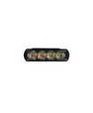 ESTROBO MINI 12V/24V 4 LED (AMBAR Y BLANCO) 14 FUNCIONES
