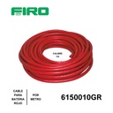CABLE BATERIA 1/0 POR (1) METRO ROJO