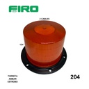 TORRETA  LED AMBAR 12V MICA AMBAR ESTROBO PCB = 204+ 205A 205A+