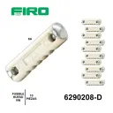 FUSIBLE HUESO VW  8A. BLANCO 10 PIEZAS
