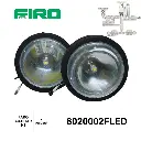 FARO AUXILIAR 12V H3 LED (2 PZAS) PLASTICO CRISTAL 5"****