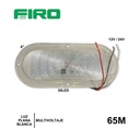 LUZ PLANA 6" 12V/24V 30 LED BLANCO OVALADO MULTIVOLTAJE