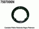 CANDADO PLAFON REDONDO ((4" )) NEGRO S/LOGO