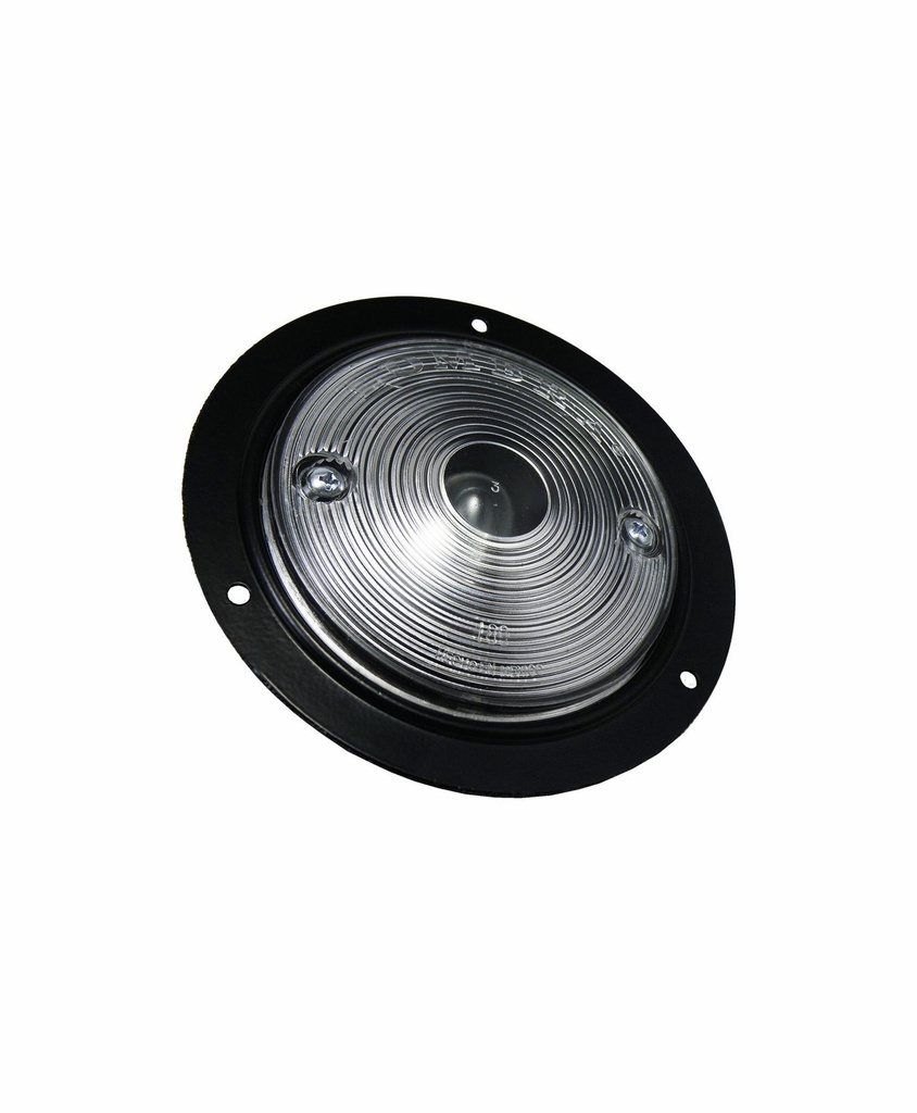 PLAFON EMBUTIDO 4" BLANCO 2 TORNILLOS BISEL NEGRO =7507696B