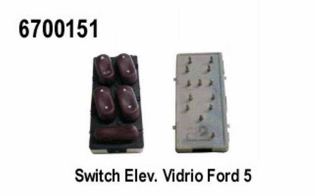SWITCH INTERRUPTOR ELEVADOR VIDRIO FORD 5.
