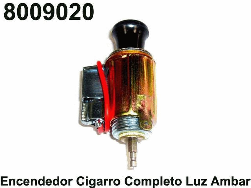 ENCENDEDOR CIGARRO COMPLETO LUZ AZUL. =8009005