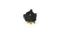SWITCH INTERRUPTOR 1 PASO 3 TER. TECLA ILUMINADO LUZ AMBAR  NEG