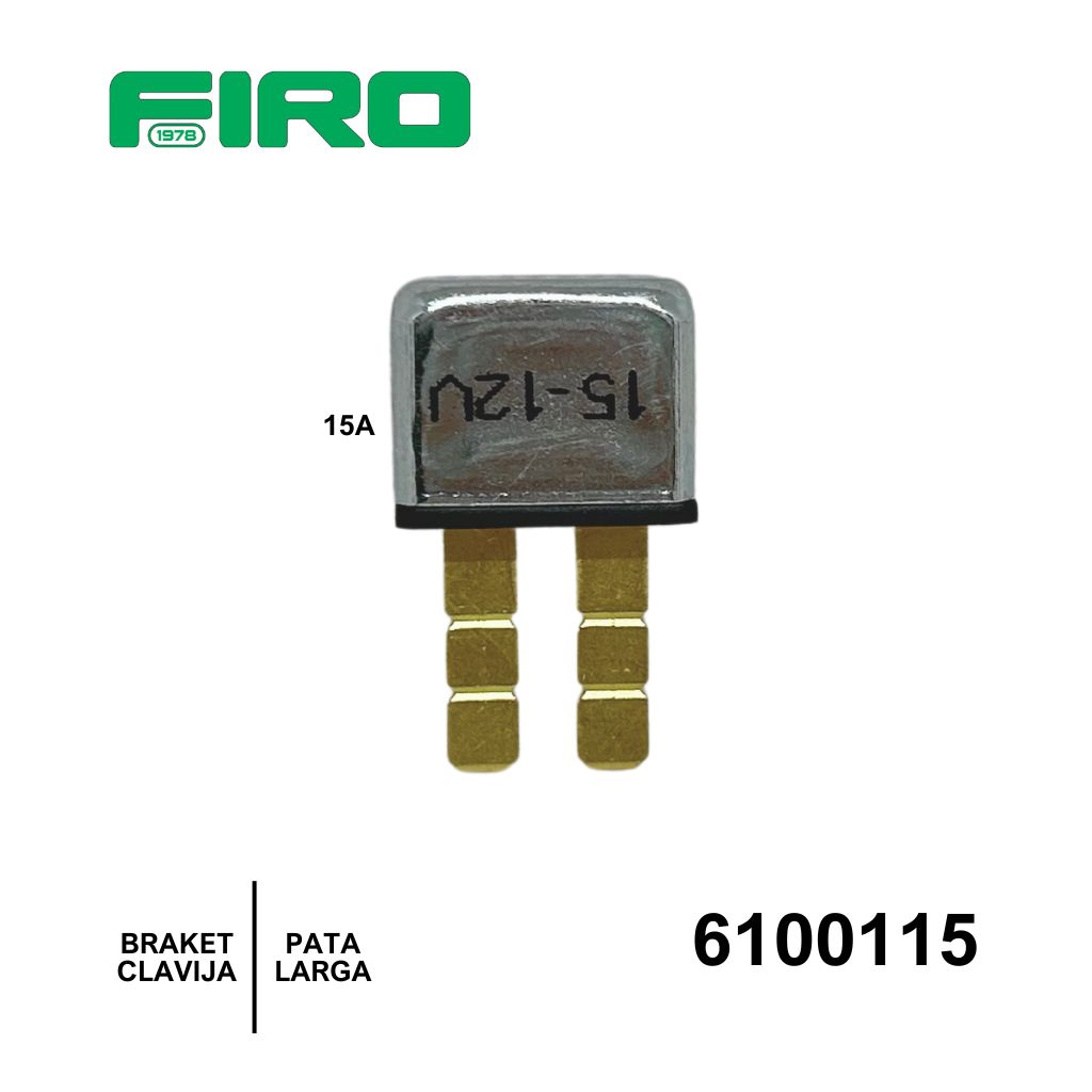 BRAKET  15A. CLAVIJA FUSIBLE PATA LARGA