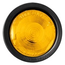 PLAFON EMBUTIDO 4" AMBAR 12V 21W  CON GROMMET REDONDO