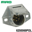 CONECTOR HEMBRA 7 LINEAS 6-24V 40A POLLAK METALICO =6250060