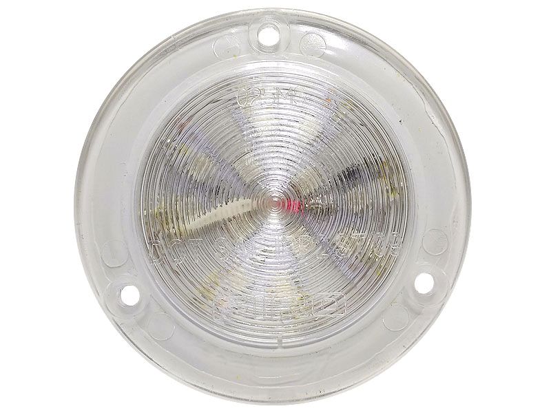 #28 LUZ PLANA 2.5" 12V 12 LED AZUL MICA AZUL CIRCULAR