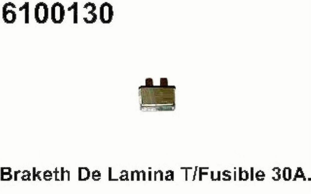 BRAKET  30A. CLAVIJA FUSIBLE PATA CORTA=6100132