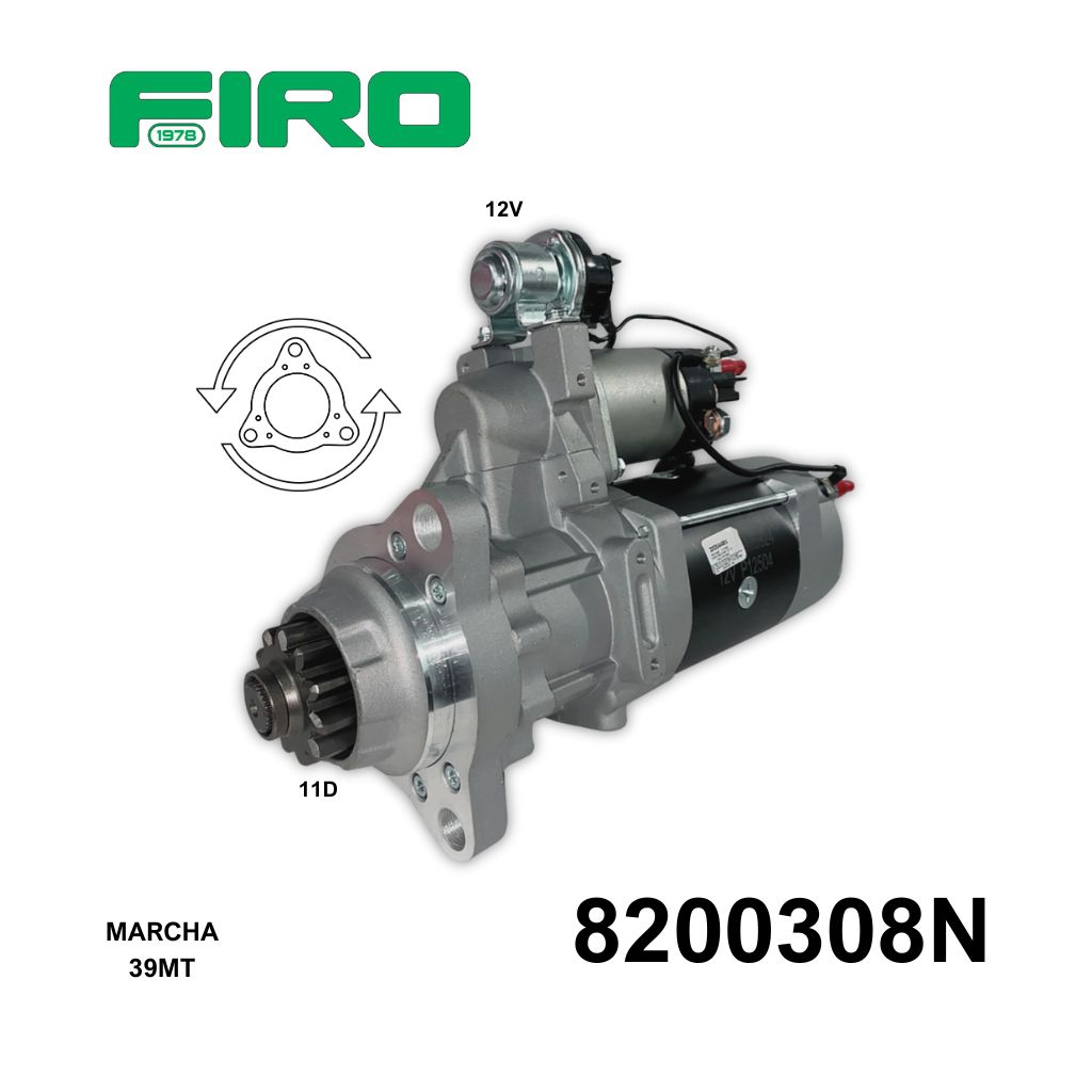 MARCHA 39MT 12V 11D DELCO REMY NUEVA OEM