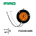 PLAFON REDONDO 2" AMBAR TIPO ABS 3 LED = 7530222CA
