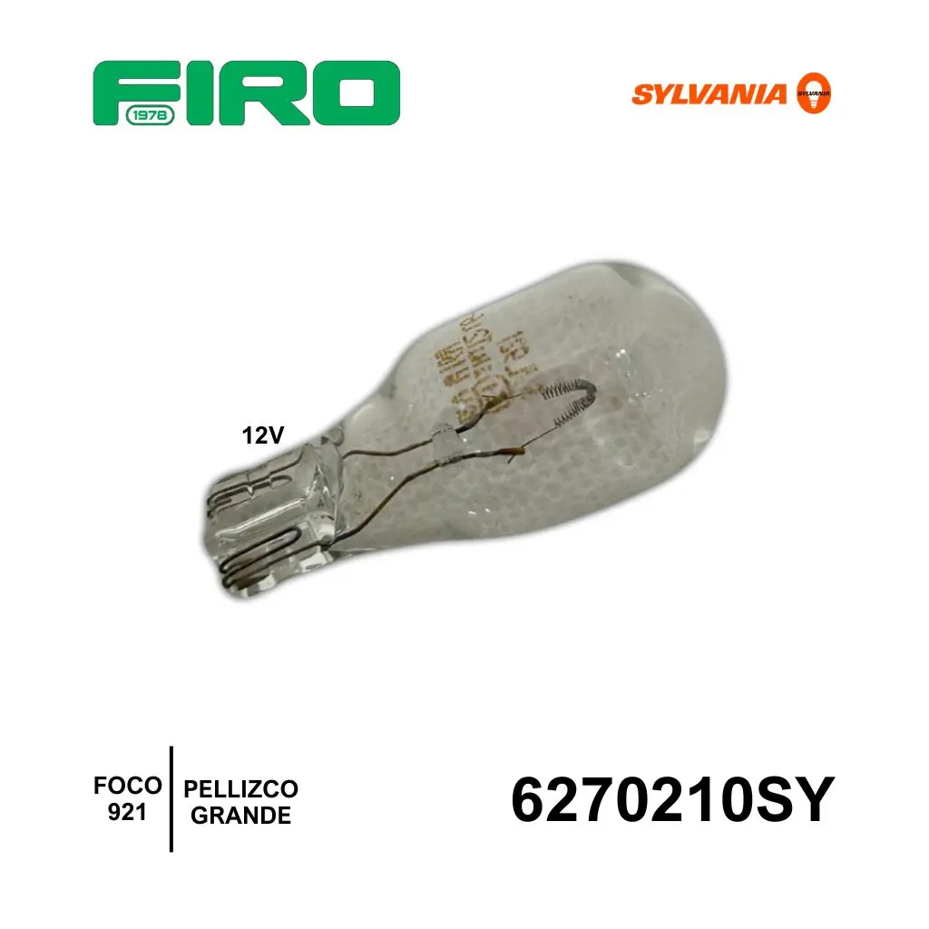 FOCO 921 PELLIZCO GRANDE 12V. SYLVANIA =6270210IMP=6270210N