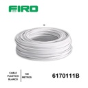 CABLE PLASTICO # 10 POR (100) MTS. ROLLO BLANCO AWG