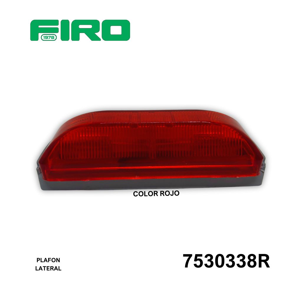 PLAFON LATERAL REC ROJO FOCO 158 REMPLAZABLE