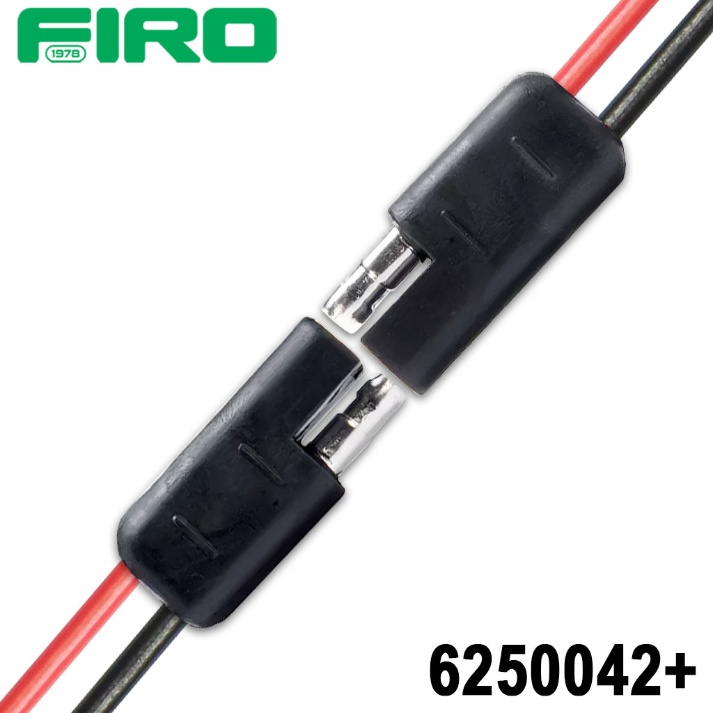 CONECTOR 2 VIAS CAL 18 AWG REMOLQUES MACHO/HEMBRA ROJO/NEGRO