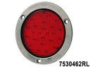 PLAFON SUPERNOVA 4 12V 24 LED ROJO REDONDO C/CANDADO"