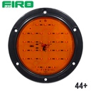 #44+ LUZ PLANA 4" 12V 5W 30 LED AMBAR REDONDO 44/44-2/44M/44MST