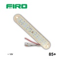 LUZ PLANA 9" 12V 36 LED BLANCO OVALADO 3 CABLES ALTA/BAJA