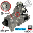 MARCHA 39MT 12V 12D C. ROTABLE NUEVA D.REMY 12 DIENTES=434
